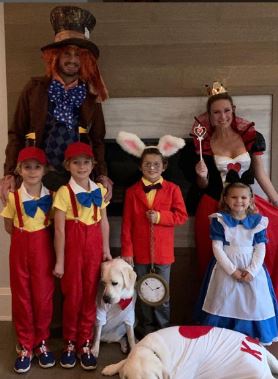 The Orlovsky family in Halloween